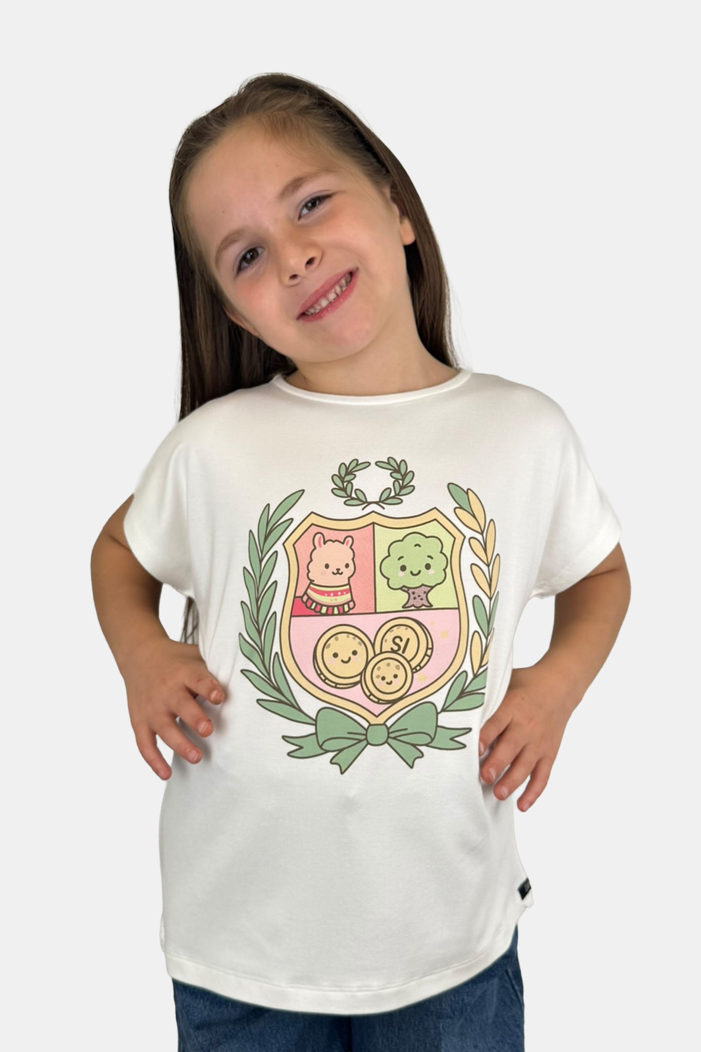 Crop Kids Escudito Pinky