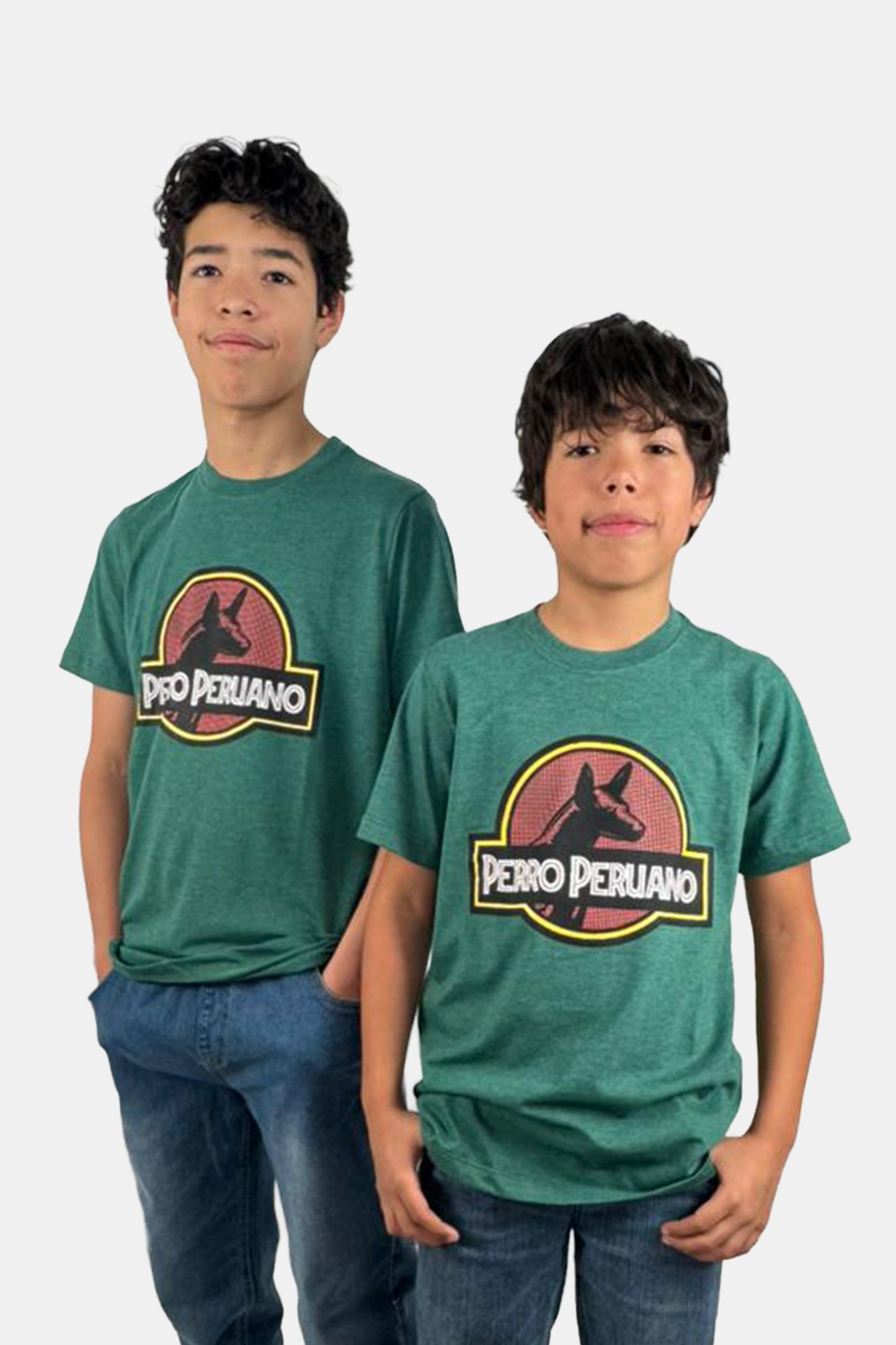 Polo Kids Perro Peruano verde
