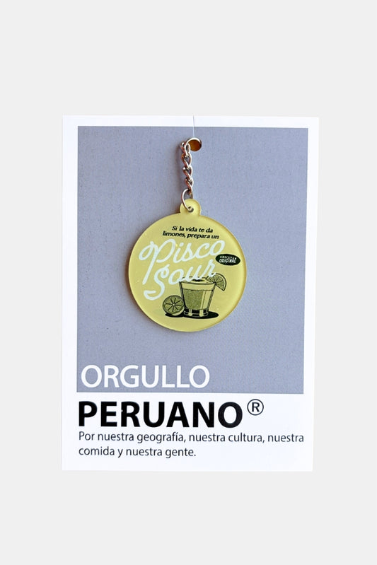 Llavero Pisco Sour