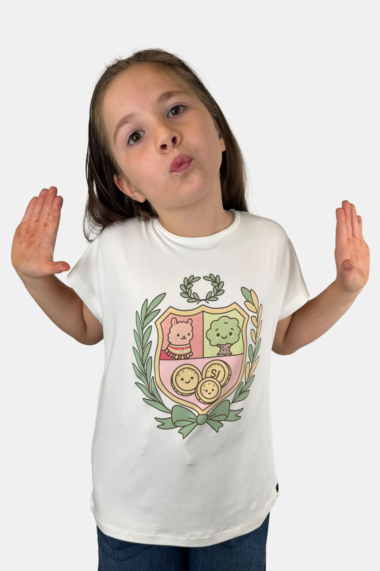 Crop Kids Escudito Pinky