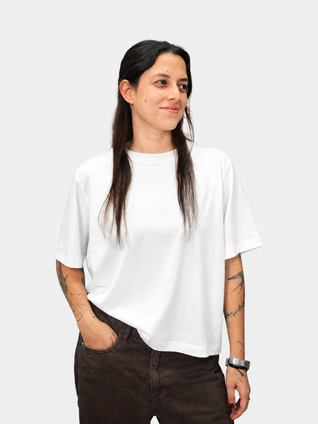 Polo mujer Pima Blanco