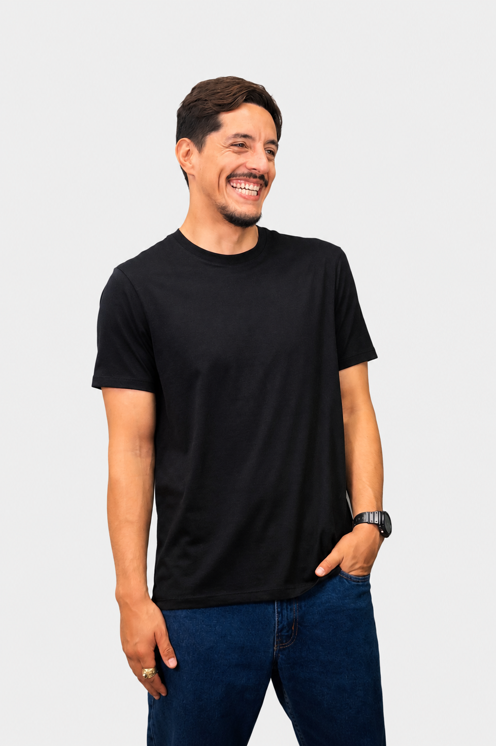 Polo Pima Negro