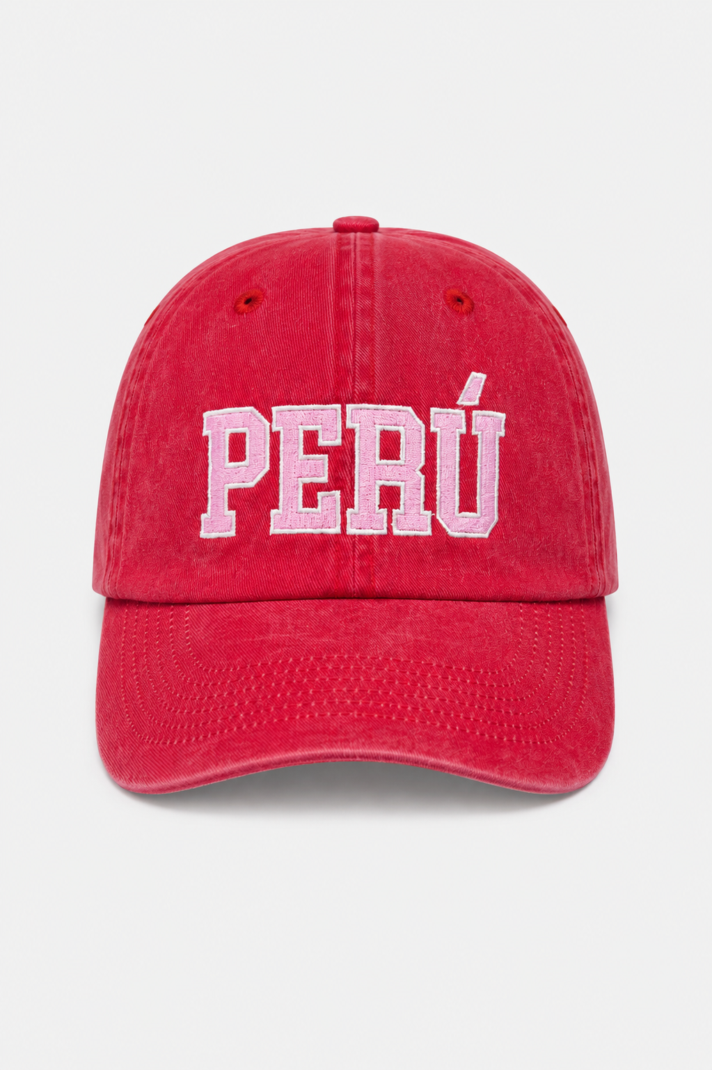 Gorro Perú fresa blanco