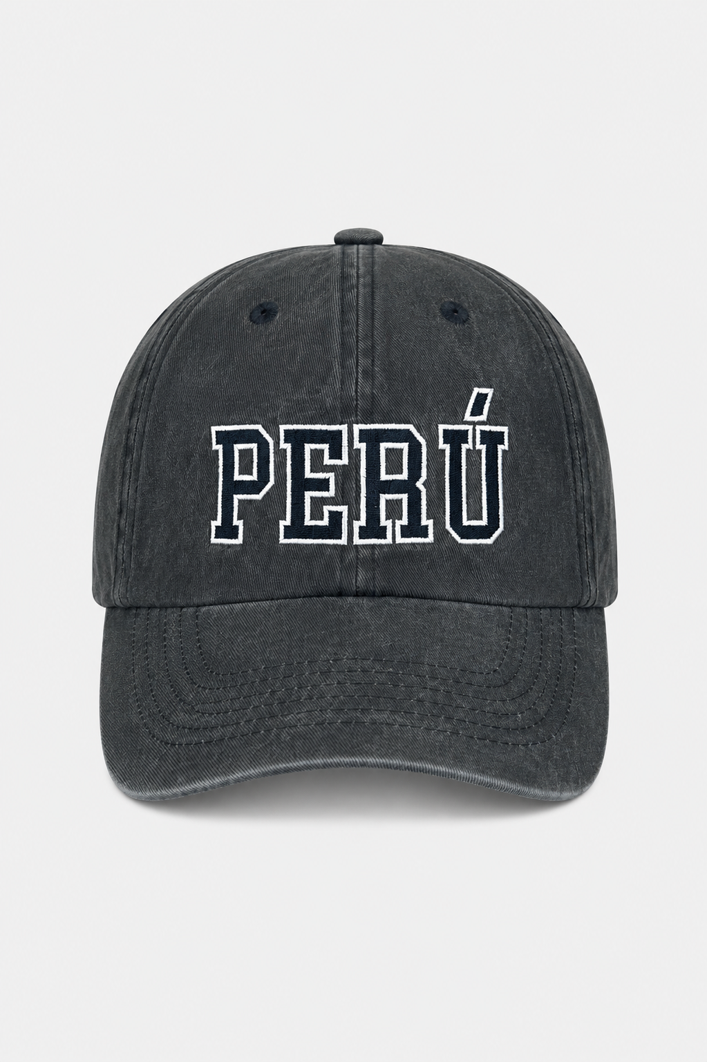Gorro Perú negro gris