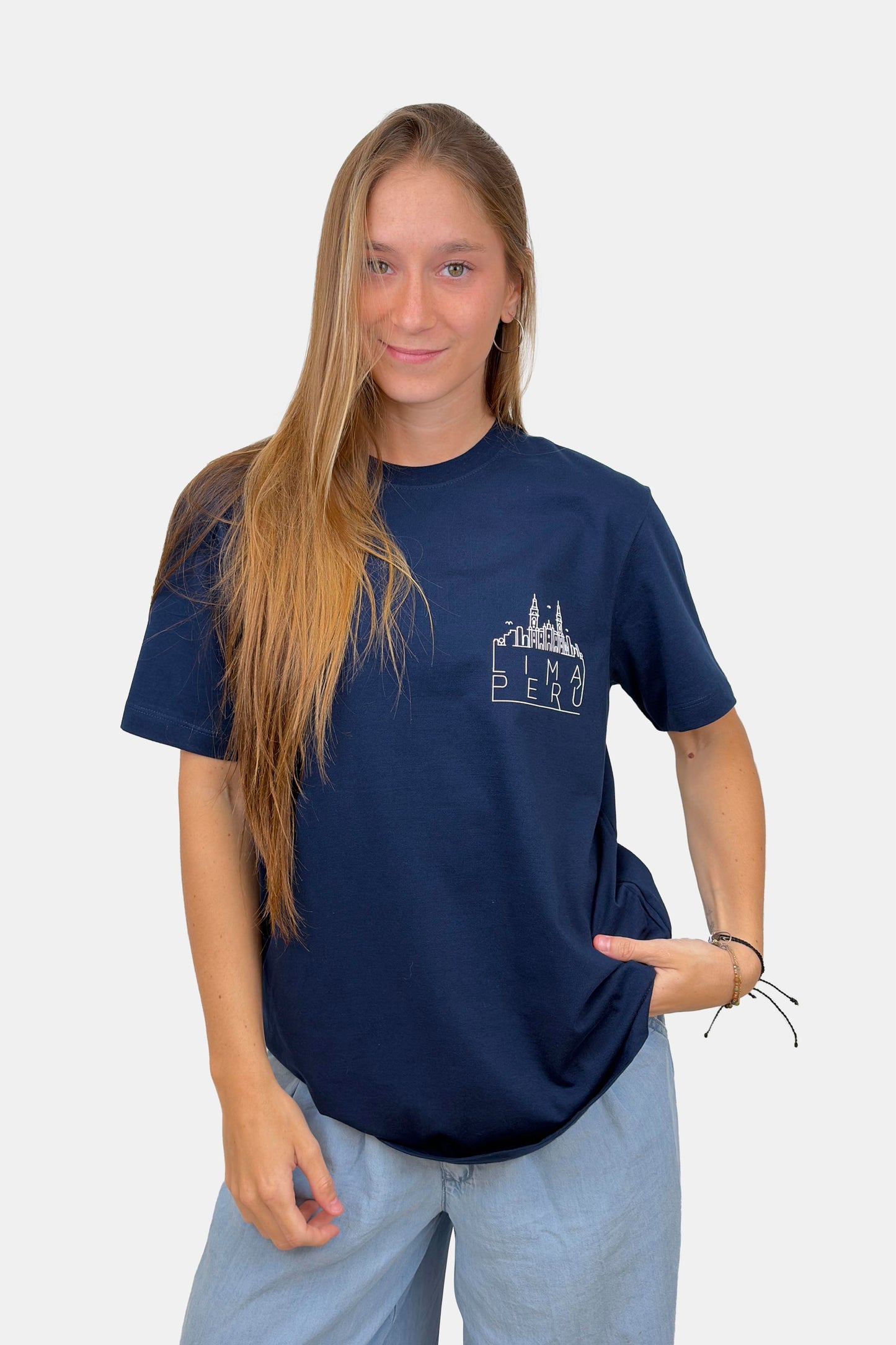 Polo Lima Perú Azul Acero