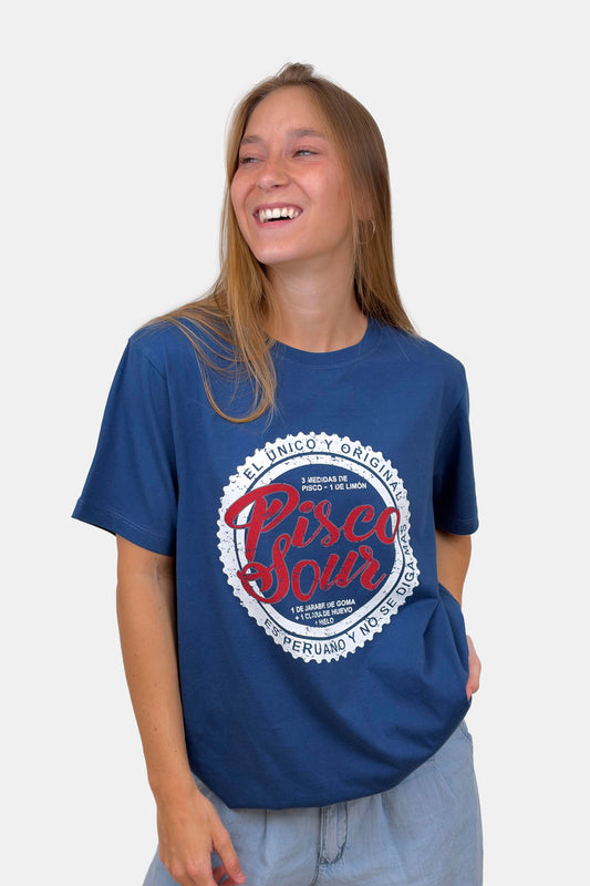 Polo Pisco Sour Azul Apache