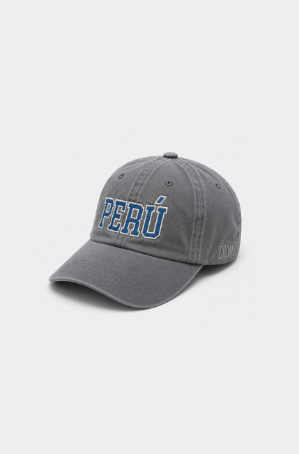 Gorro Perú acero hueso