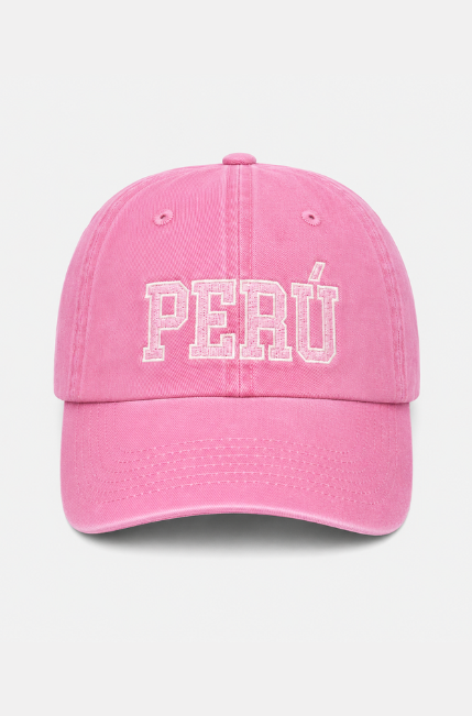 Gorro Perú Rosado Hueso