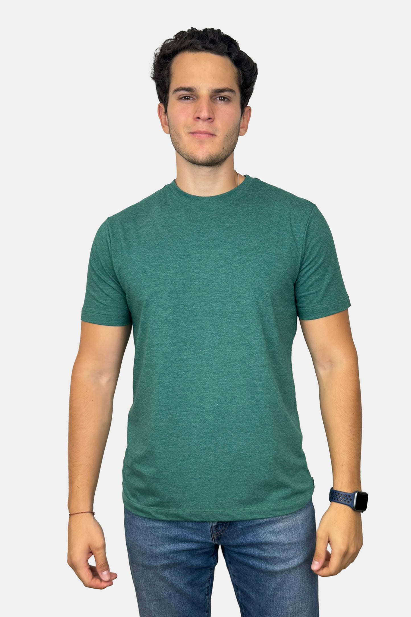 Polo Sólido verde hoja