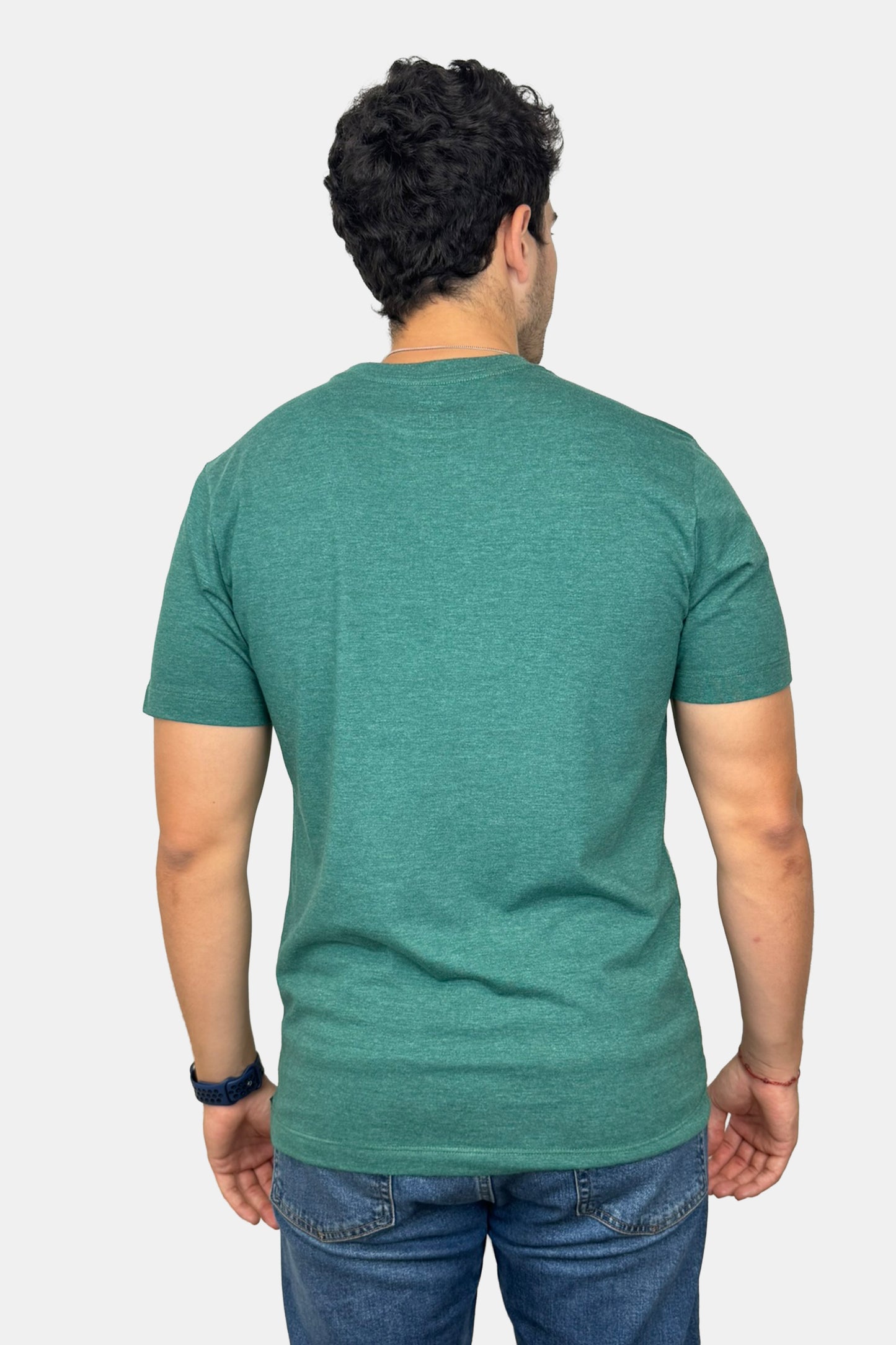 Polo Sólido verde hoja