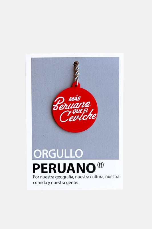 Llavero Mas peruano que el ceviche
