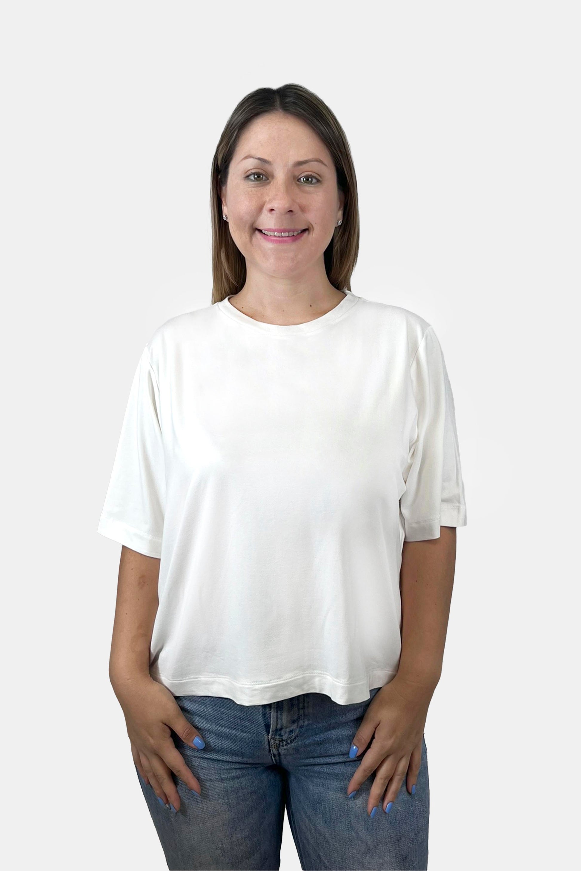 Crop Boxy fit Ivory (8875098341629)