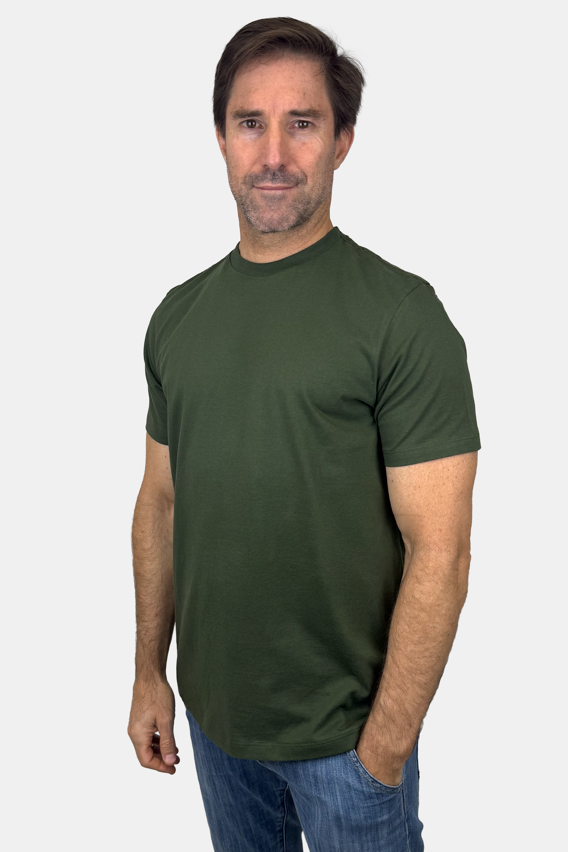 Polo Sólido Verde Militar (8911229157629)