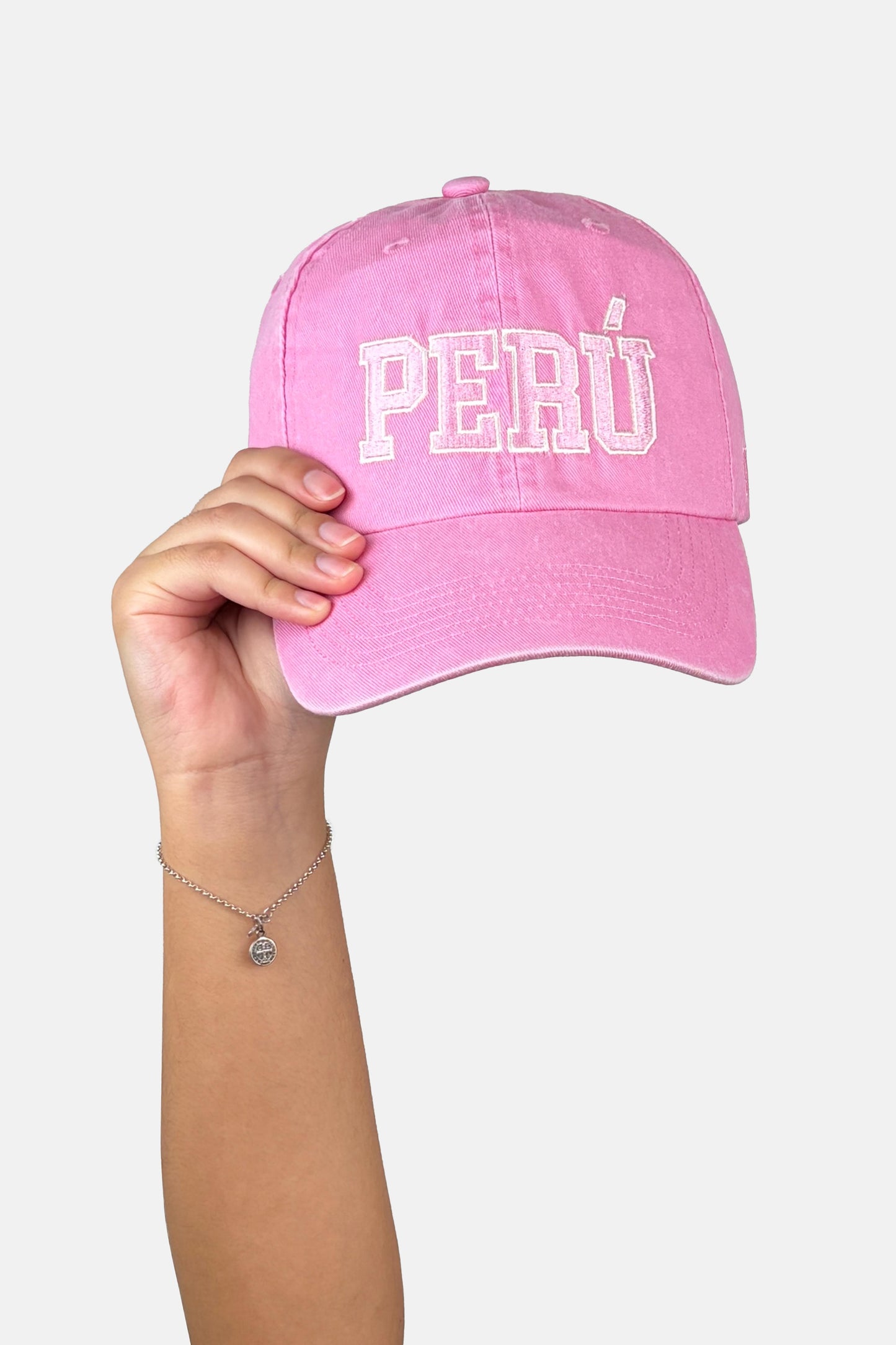 Gorro Perú Rosado Hueso