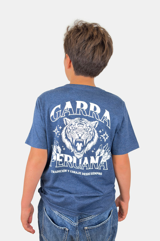 Polo Kids Garra Peruana Blanco