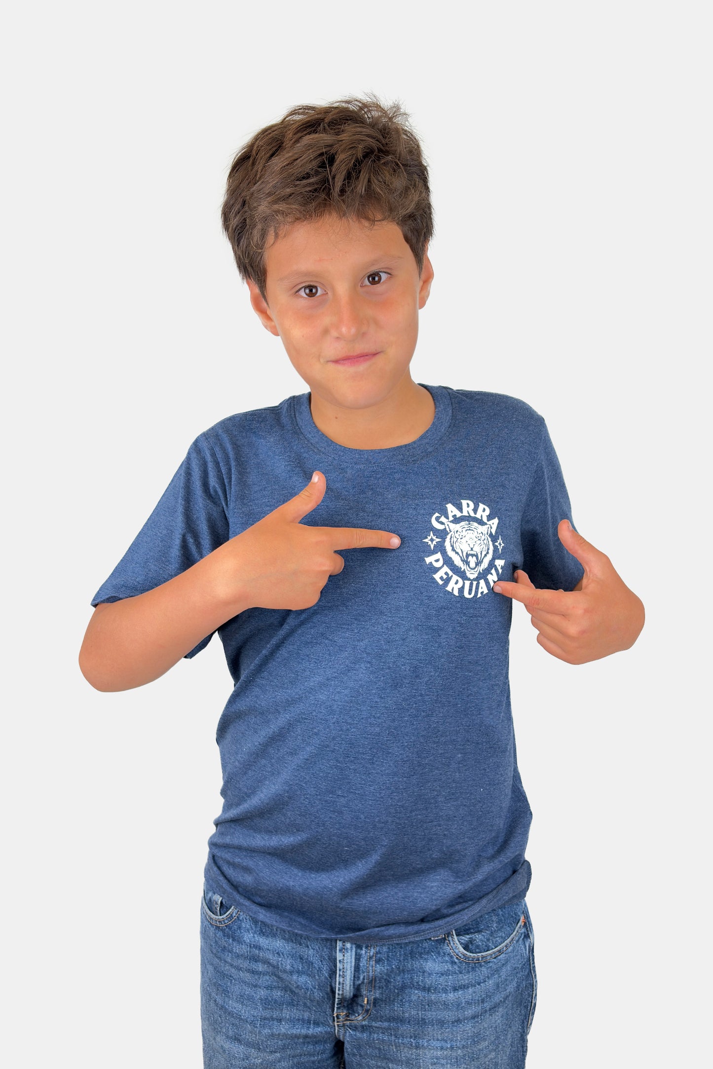 Polo Kids Garra Peruana Blanco