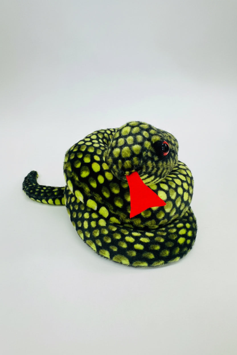 Peluche Serpiente verde