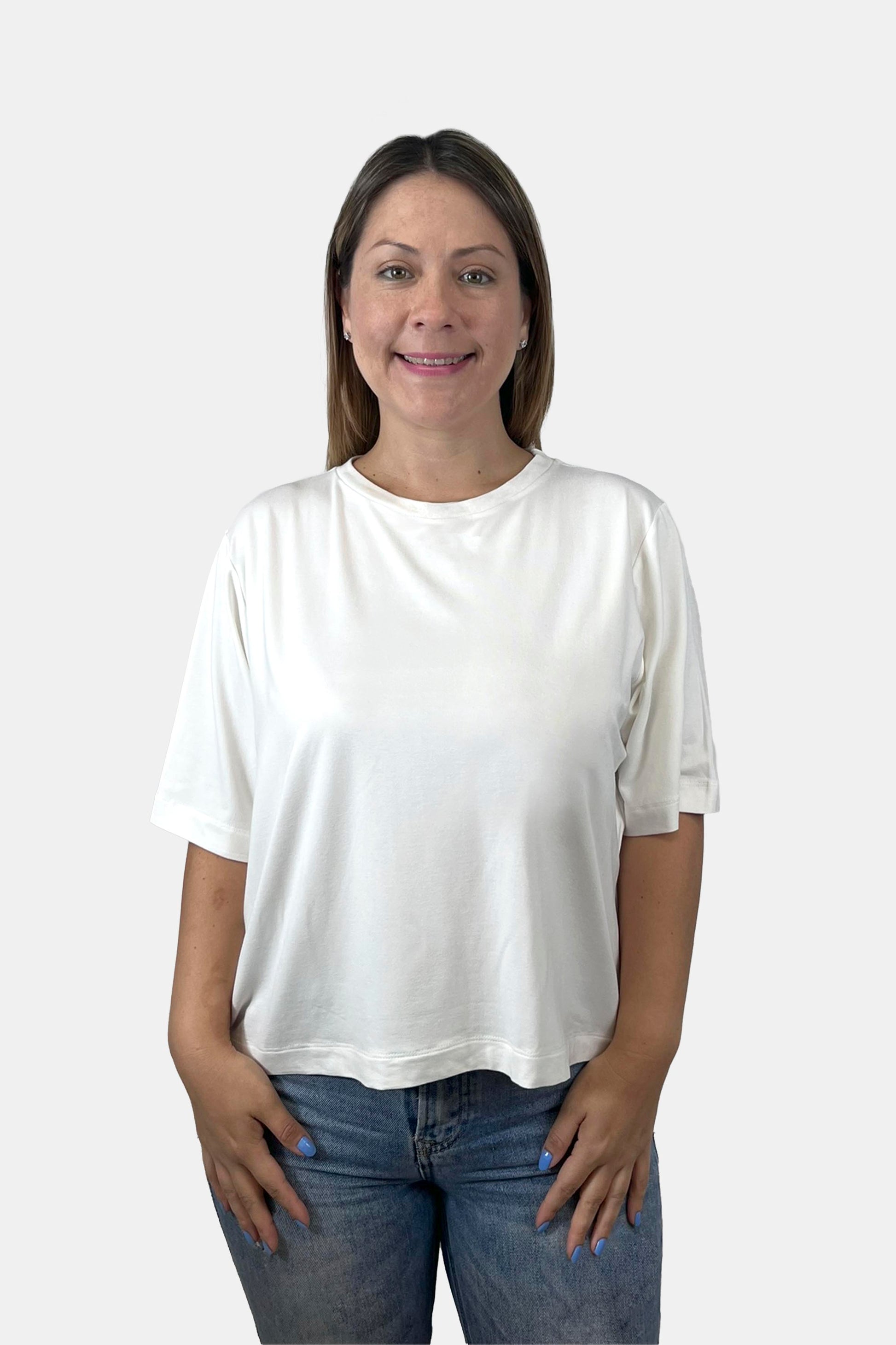 Crop Boxy fit Ivory (8875098341629)
