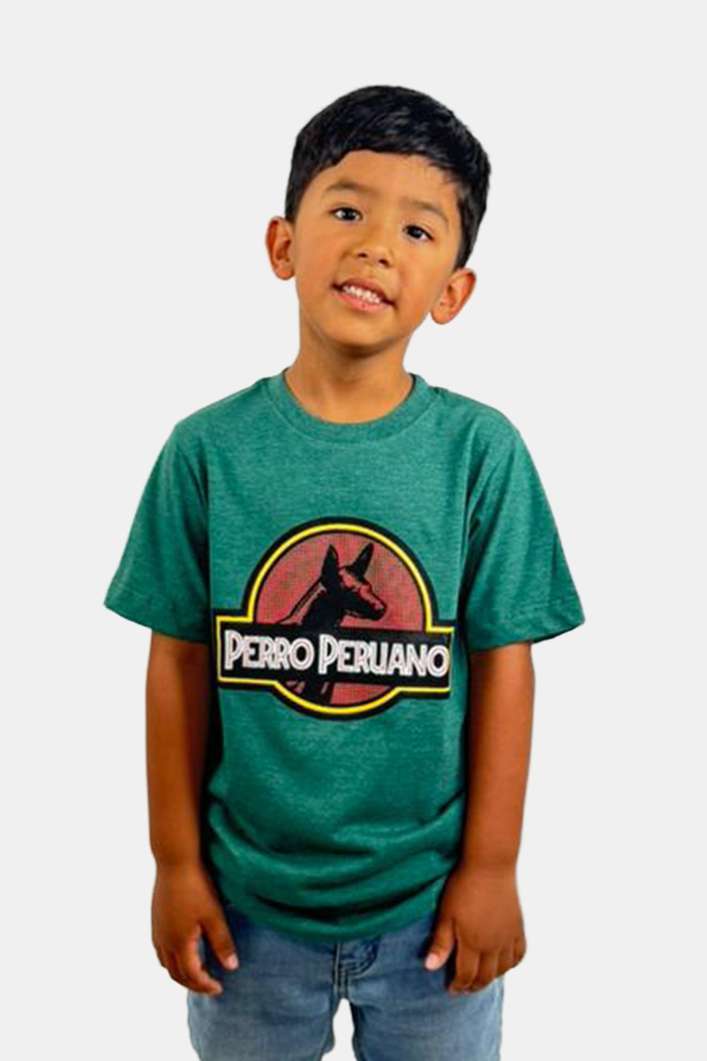 Polo Kids Perro Peruano verde