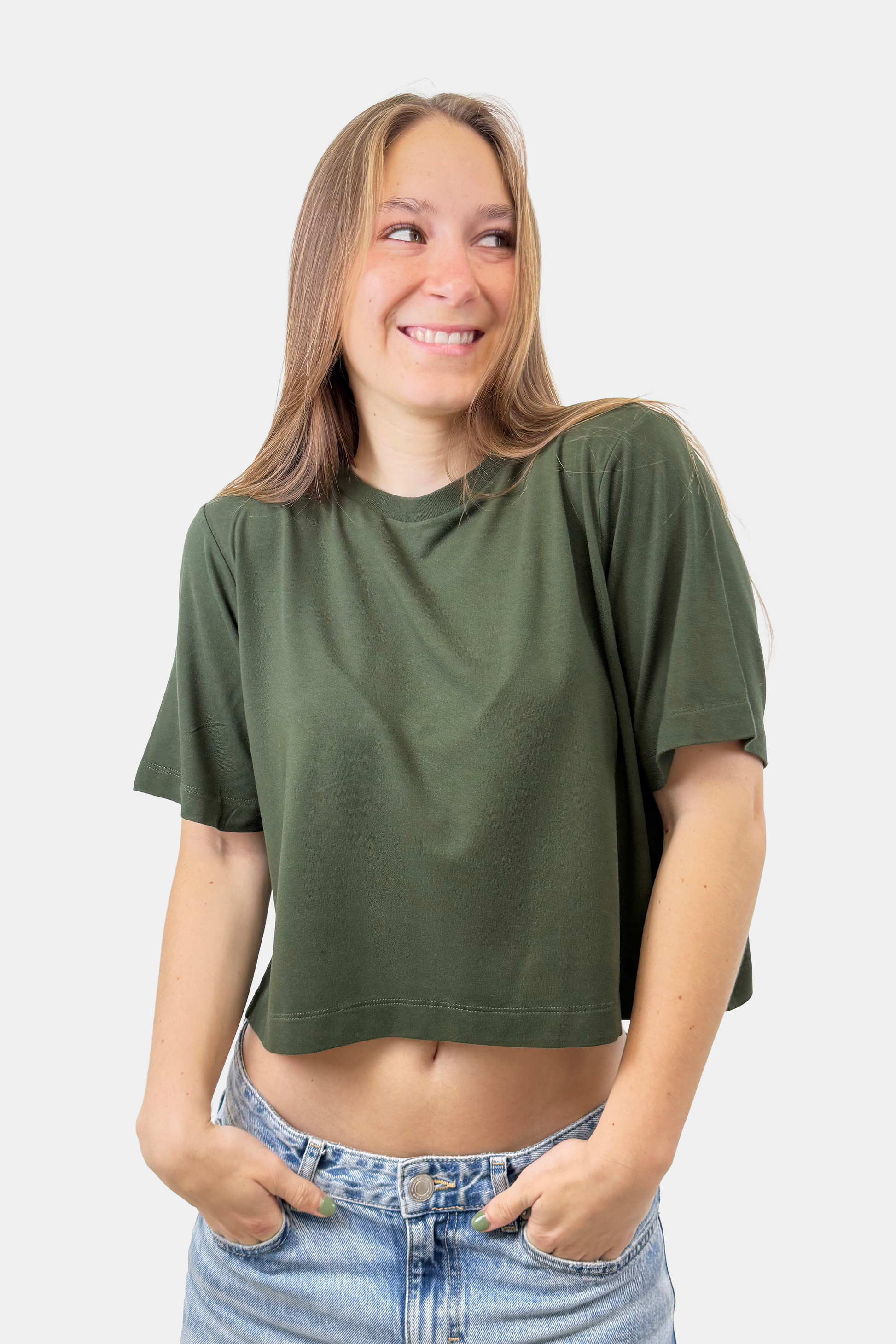 Crop Boxy fit Verde (8875101651197)