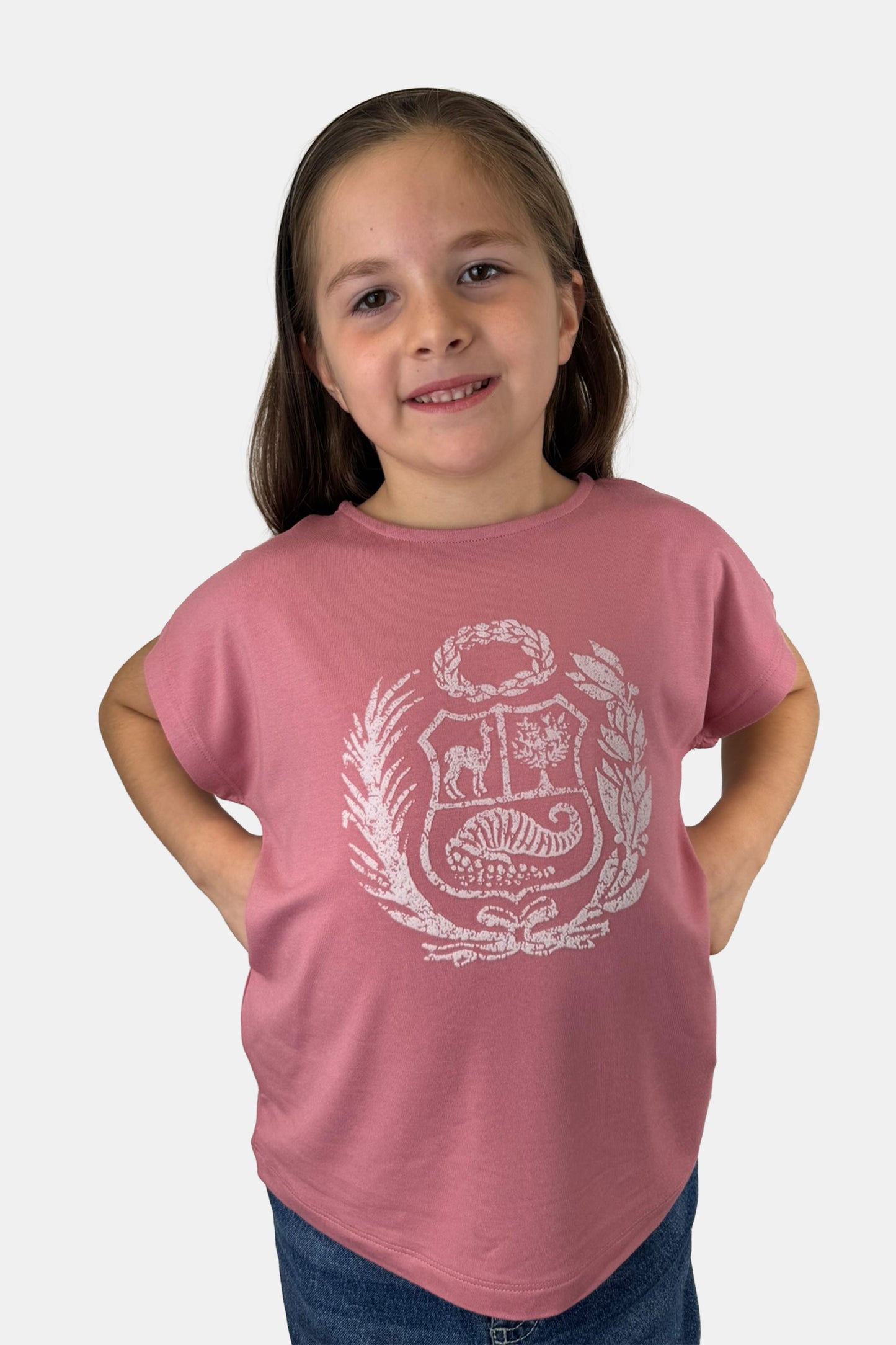 Crop Kids Escudo Blanco