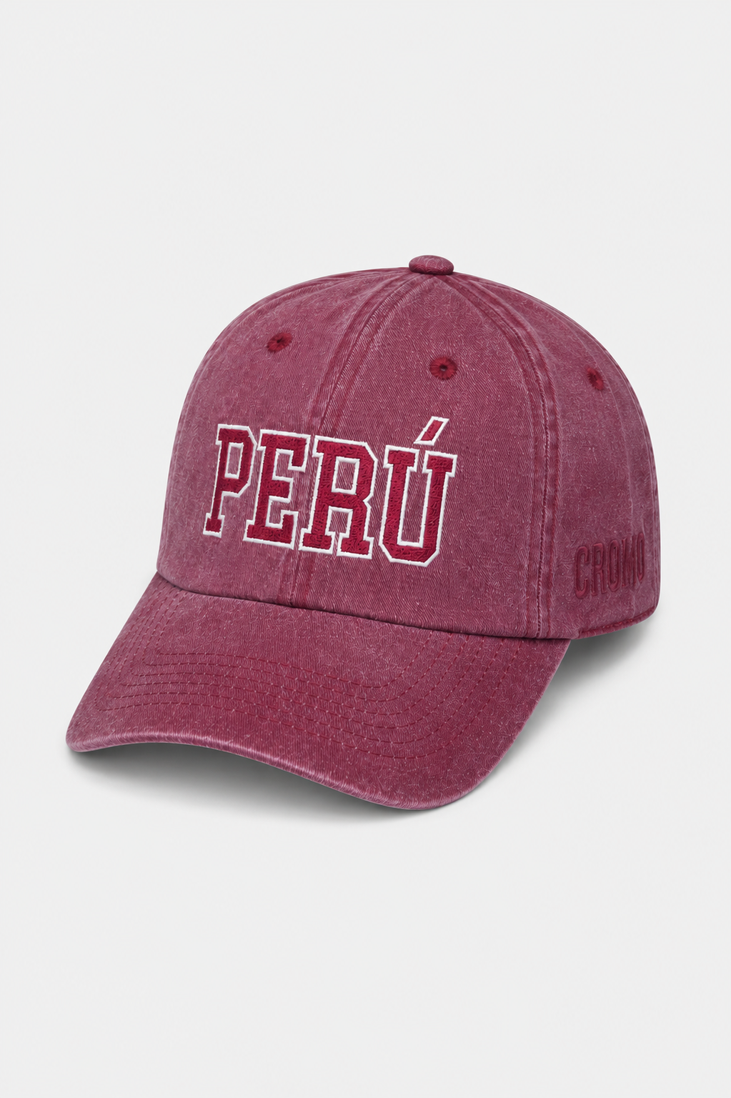 Gorro Perú guinda hueso