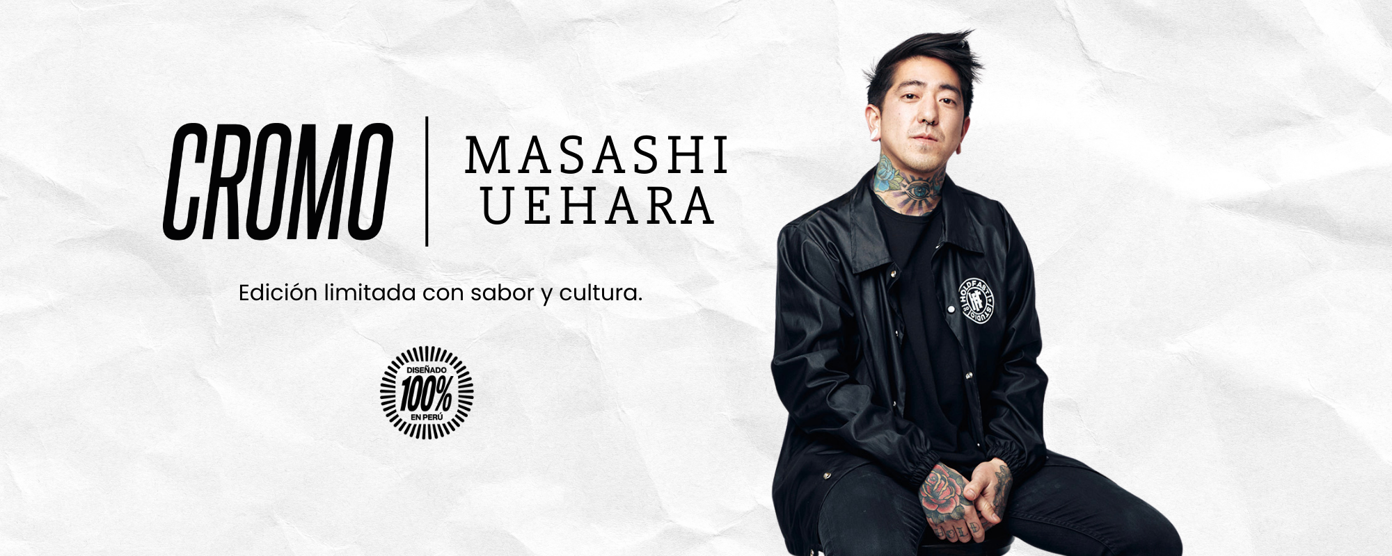 Colección Cromo x Masashi Ueahara Polos Peruanos 100% algodón