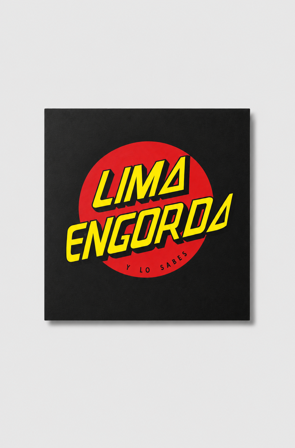 Sticker grande Lima engorda