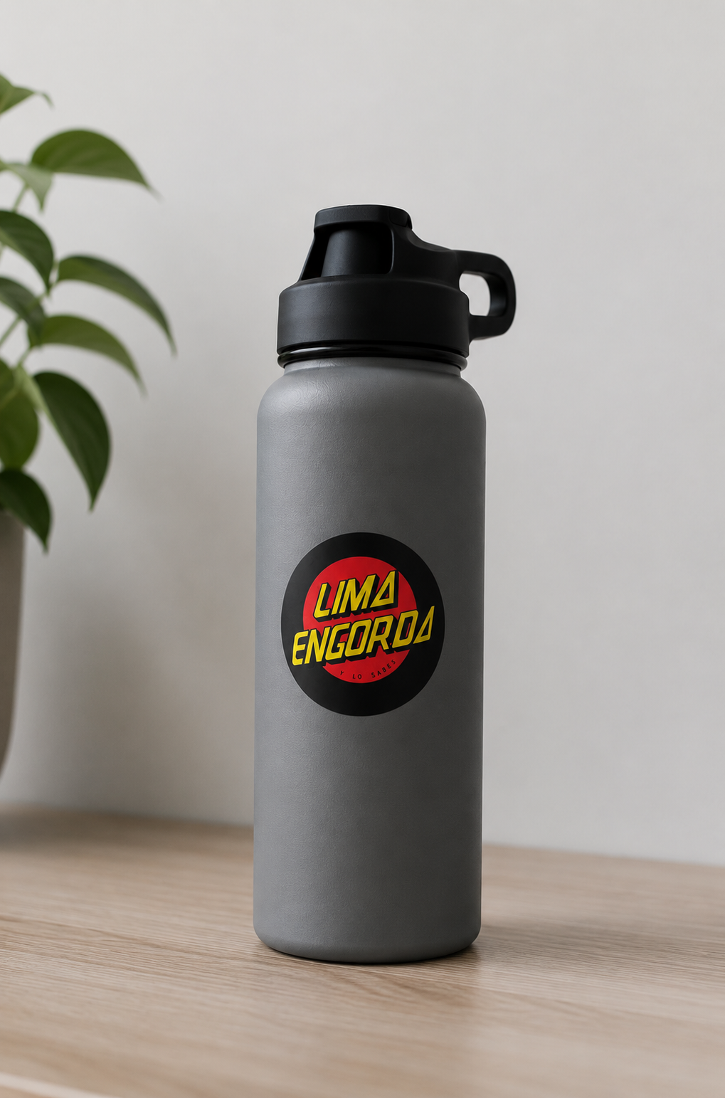 Sticker grande Lima engorda