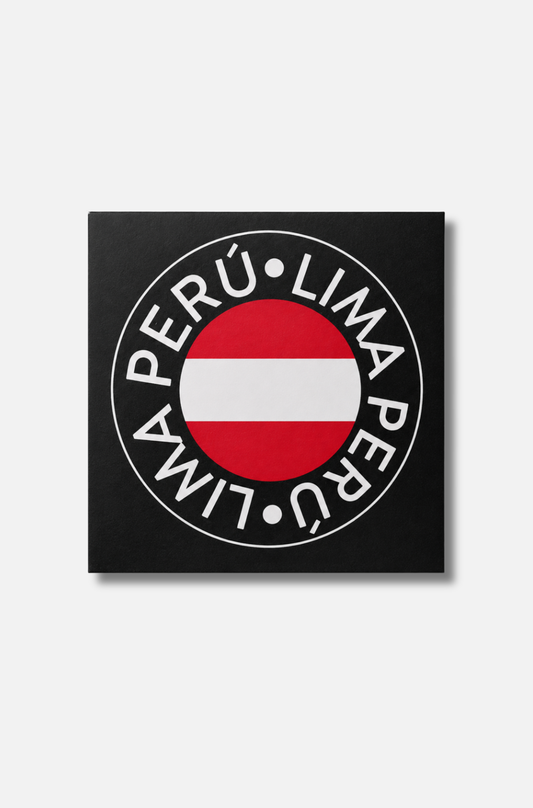 Sticker grande Lima Peru bandera