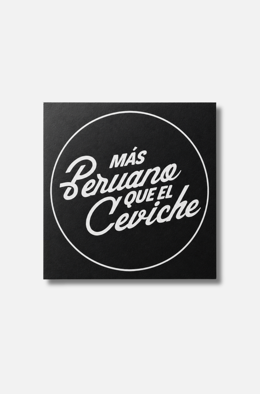 Sticker grande Mas peruano que el ceviche