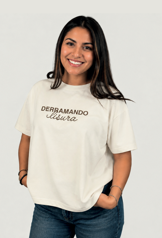 Crop Derramando Lisura ivory