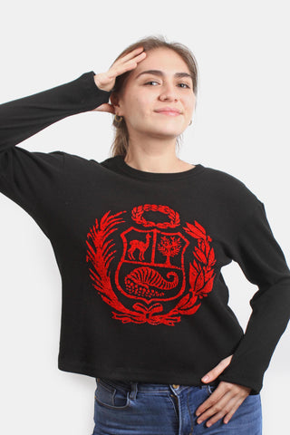 Polo_BSC_ML Mujer_escudo_rojo